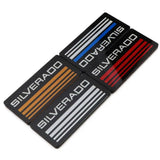 Chevrolet Silverado Metal Car Rear Sticker Auto Body Side Emblem Badge