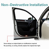 2PCS Car Door Welcome Laser Shadow Lamp Projector LED Light for Infiniti M Series EX Series G Series
