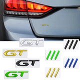 Peugeot GT Metal Car Front Hood Grille Emblem Auto Trunk Badge Sticker Decal