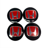 4pcs/set 56mm Honda Car Wheel Center Hub Cap Sticker Decal