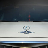 Lexus Angle Wings Metal Car Front Hood Bonnet Sticker Emblem Badge