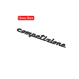 Abarth 595 Competizione Turismo Logo Metal Car Body Emblem Badge Rear Sticker Decal