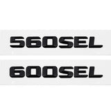 Mercedes Benz 300SEL 500SEL 560SEL 600SEL Car Rear Sticker Emblem Badge Decal