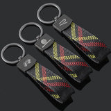 Volkswagen VW R Oxford Webbing Car Keychain Pendant Key Chain Holder