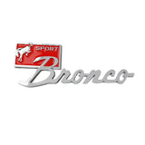 Ford Bronco Sport ABS Car Rear Sticker Auto Fender Side Emblem Badge Decal