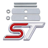 Ford ST Logo Metal Car Front Grille Emblem Badge Decal