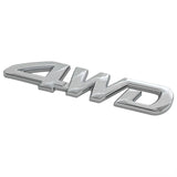 Car Styling 3D 4WD Metal Zinc Alloy RearTrunk Fender Adhesive Badge Body Tailgate Displaceme Emblem for RAV4 Accessories