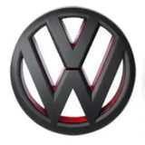 Auto Accessories 130mm Car Front Grille Center Badge 100mm Rear Trunk Emblem for Volkswagen VW Jetta MK6 2011-2014 5C6853601