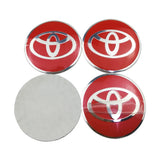 4pcs/set 65mm Toyota Car Wheel Center Hub Cap Sticker Decal