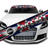130x21cm MINI Cooper Car Front Trunk Windshield Sunshade Sticker Decal