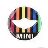 1pc Epoxy Car Steering Wheel Center Emblem Sticker Decoration for Mini Cooper Badge Interior Styling