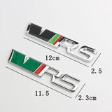 Skoda VRS Logo Metal Car Front Grille Emblem Badge Rear Sticker Decal