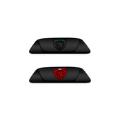 Peugeot Lion Head Logo Metal Car Steering Wheel Sticker Emblem