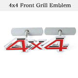 Jeep 4X4 Logo Metal Car Rear Sticker Decal Auto Front Hood Grille Emblem Badge