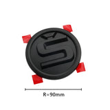80mm/90mm Skoda S Logo ABS Car Front Hood Emblem Badge Rear Sticker Decal