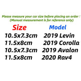 Carbon Fiber Car Rear Trunk Emblem Badge Sticker for Toyota