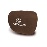 For Lexus Car Comfort Suede Neck Care Waist Pillow Interior Accessories