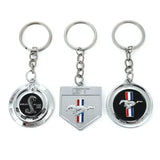 Ford Mustang Shelby Logo Metal Car Keychain Keyring