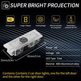 Car Door Welcome Laser Shadow Lamp Projector LED Light for Dodge Challenger 2015-2019