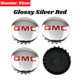4pcs 83mm Car Wheel Center Hub Cap Auto Rim Covers for Yukon Savana Terrain Acadia Canyon Envoy Safari Exterior Accessories
