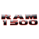 26.5x8.5cm Dodge RAM1500 RAM2500 RAM3500 ABS Car Side Fender Sticker Body Emblem Badge