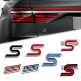 Ford S Logo Metal Car Front Grille Emblem Auto Rear Sticker Decal