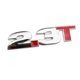 Ford 2.3T Logo Metal Car Rear Sticker Auto Body Emblem Badge Decal