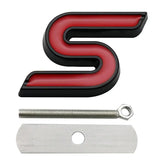 Ford S Logo Metal Car Front Grille Emblem Auto Rear Sticker Decal