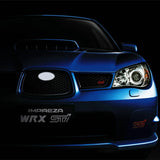 Subaru STI Metal Car Front Hood Grille Emblem Badge Auto Rear Sticker Decal