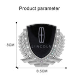 Lincoln Metal Diamond Car Rear Sticker Trunk Emblem Badge Decal