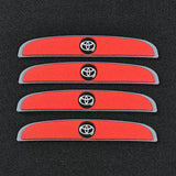 4pcs/set Toyota Car Door Mirror Side Anti Collision Sticker Bumper Strips