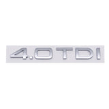 Audi 2.0TDI 3.0TDI 4.0TDI Car Rear Sticker Trunk Emblem Badge Decal