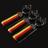 Volkswagen VW R Nylon Webbing Car Keychain Pendant Key Chain Holder
