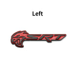 Dodge SRT Metal Car Front Grille Emblem Auto Body Side Sticker Decal