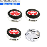 4pcs/set 58/60/62mm Toyota Car Wheel Center Hub Caps Hub Covers