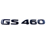 For GS300 GS350 GS430 GS460 Shinny Black Silver Car Styling Sticker Fender Body Trunk Emblem Auto Unique Decal Accessories