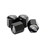 4pcs/set Lincoln Car Air Valve Stem Cap Auto Tyre Valve Covers