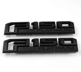 2PCS Ford F150 ABS Car Body Side Sticker Emblem Badge Decal