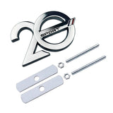 Peugeot 20th Anniversary Metal Car Body Sticker Decal Auto Front Grille Emblem Badge