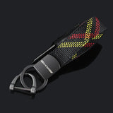 Mercedes Benz AMG Oxford Webbing Car Keychain Key Rings Holder Pendant