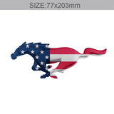 20.3x7.7cm Ford Mustang Logo Metal Car Rear Sticker Decal Auto Grille Emblem Badge