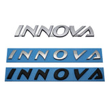 Car Styling Rear Tail Door Trunk Stickers for Toyota INNOVA Emblem Exterior Accessories