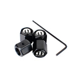 4pcs/set Chrysler Mopar Anti-Theft Car Air Valve Stem Cap Auto Tyre Valve Covers