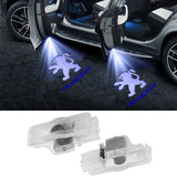 2PCS Car Door Welcome Light Projector Lamp for Peugeot 408 2011-2016 508 2010-2016 RCZ 2011-2014
