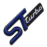 Ford ST Turbo Metal Car Side Sticker Trunk Emblem Badge Decal