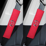 2pcs/set Mazda Suede Car Safety Belt Pads Shoulder Covers