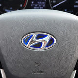 Hyundai Epoxy Car Steering Wheel Center Sticker Decal