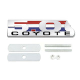 Ford 5.0 Logo Metal Car Front Grille Emblem Badge