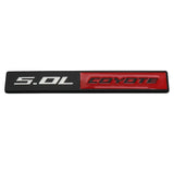 Ford 5.0L COYOTE Logo Metal Car Rear Sticker Auto Body Emblem Badge Decal