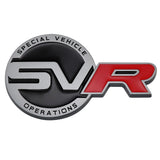 Land Rover SVR Logo Metal Car Front Grille Emblem Badge Rear Sticker Decal